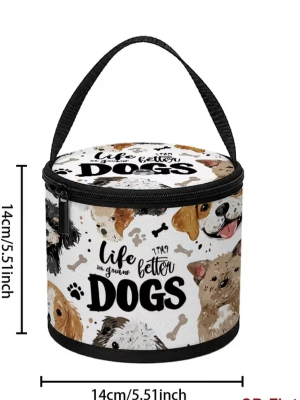 GIFT IDEA$$ Round Crochet Case Dog Bag -  